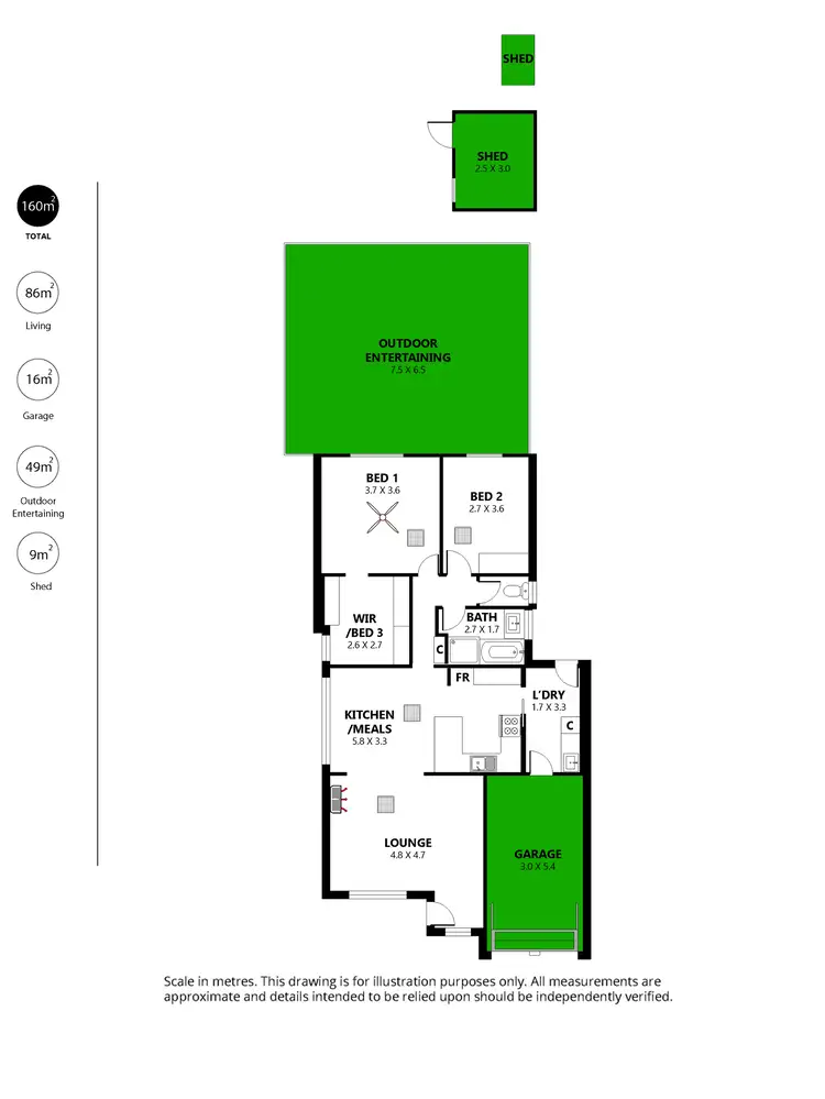 Floorplan of Homely house listing, 15A High Street, South Brighton SA 5048