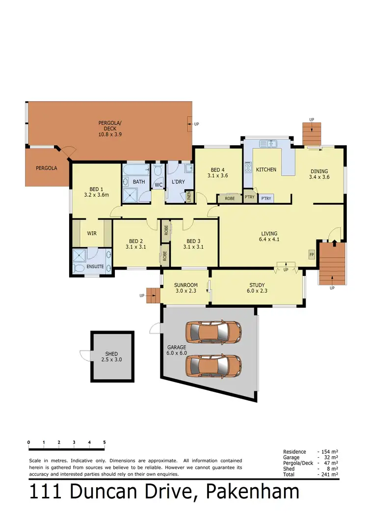 Floorplan of Homely house listing, 111 Duncan Drive, Pakenham VIC 3810