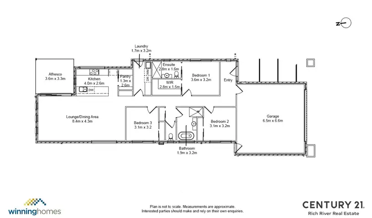 Floorplan of Homely house listing, 27 Warden Street, Moama NSW 2731