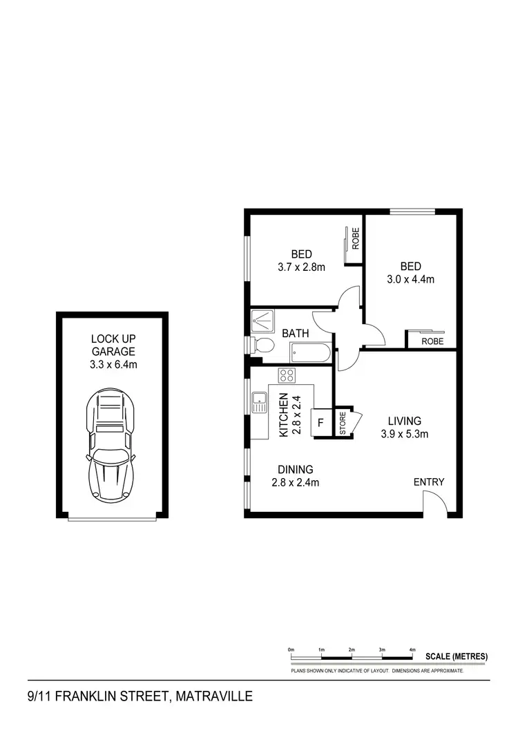 Floorplan of Homely apartment listing, 9/11 Franklin Street, Matraville NSW 2036