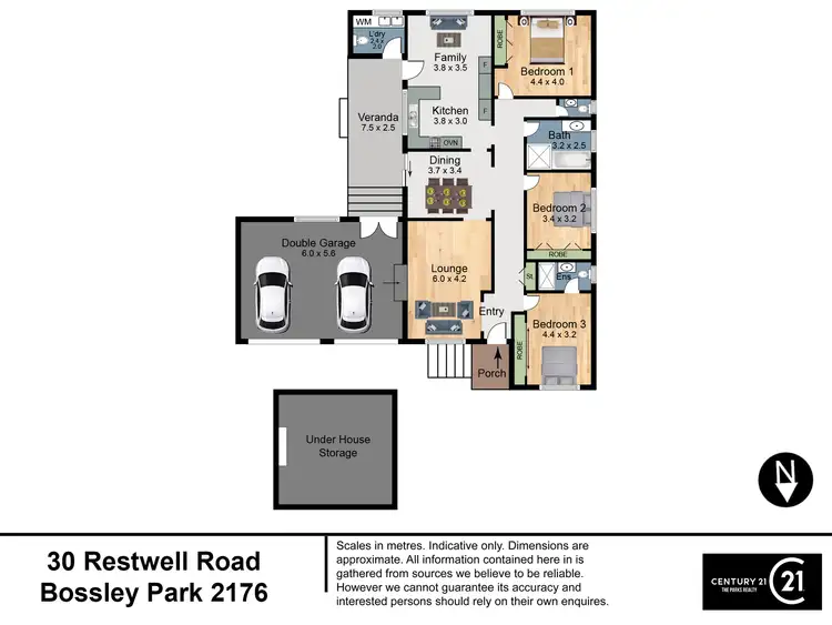 Floorplan of Homely house listing, 30 Restwell Road, Bossley Park NSW 2176
