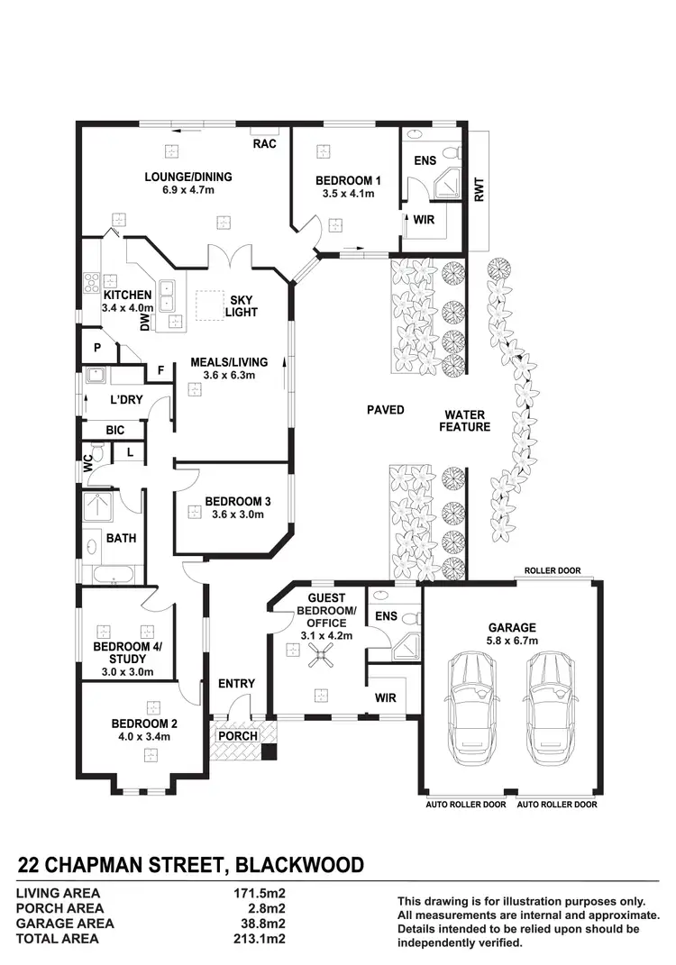 Floorplan of Homely house listing, 22 Chapman Street, Blackwood SA 5051