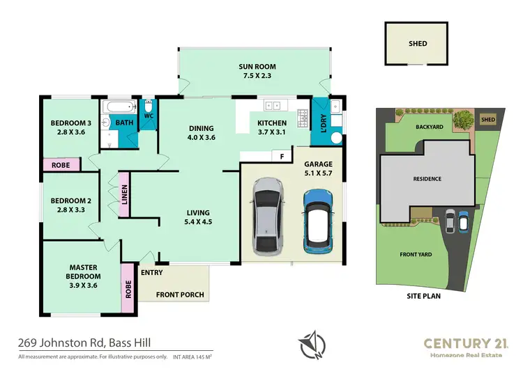 Floorplan of Homely house listing, 269 Johnston Road, Bass Hill NSW 2197