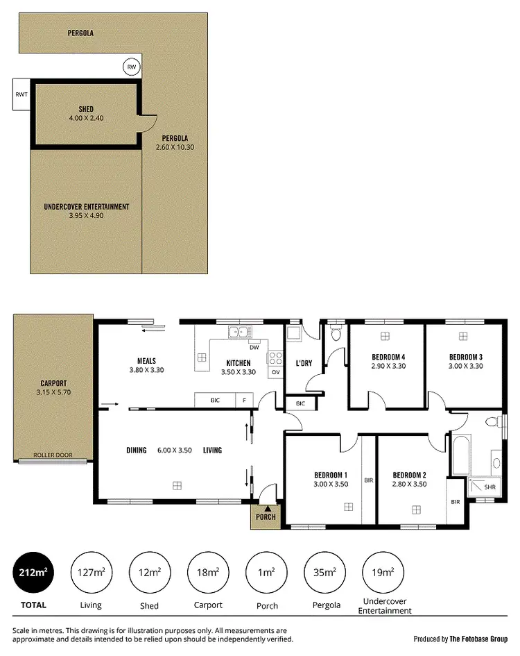 Floorplan of Homely house listing, 124 Richards Drive, Morphett Vale SA 5162