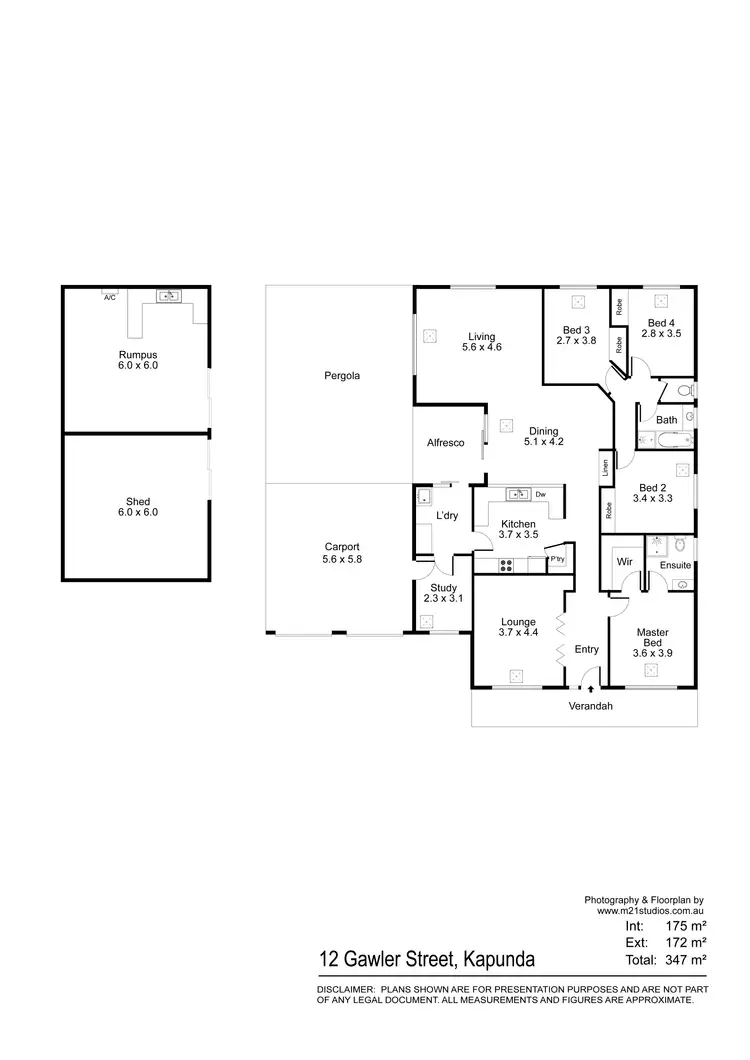 Floorplan of Homely house listing, 12 Gawler Street, Kapunda SA 5373
