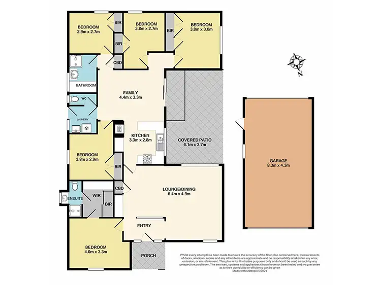 Floorplan of Homely house listing, 18 Tamar Road, Springvale South VIC 3172