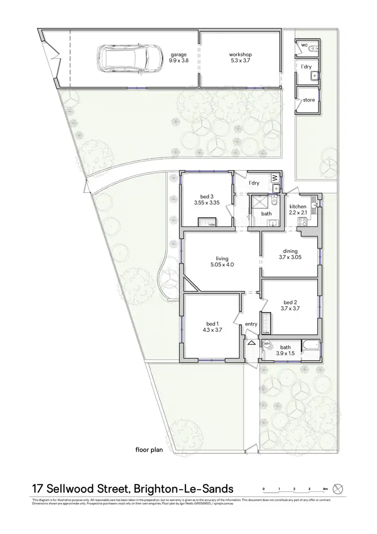 Floorplan of Homely house listing, 17 Sellwood Street, Brighton-Le-Sands NSW 2216