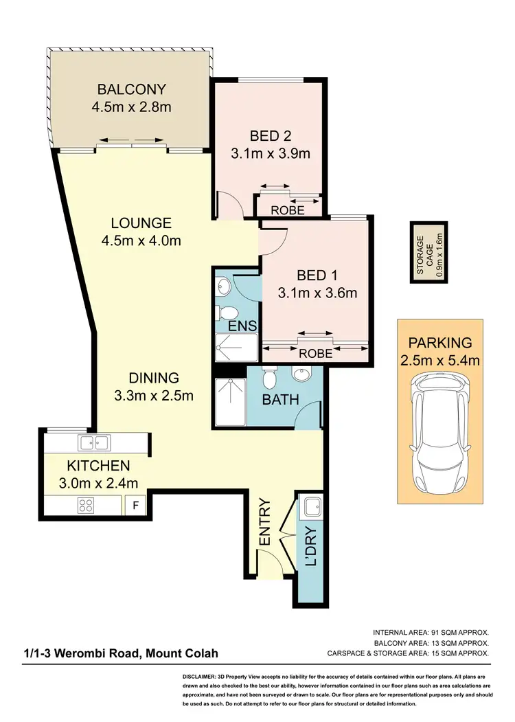 Floorplan of Homely apartment listing, 1/1-3 Werombi Road, Mount Colah NSW 2079