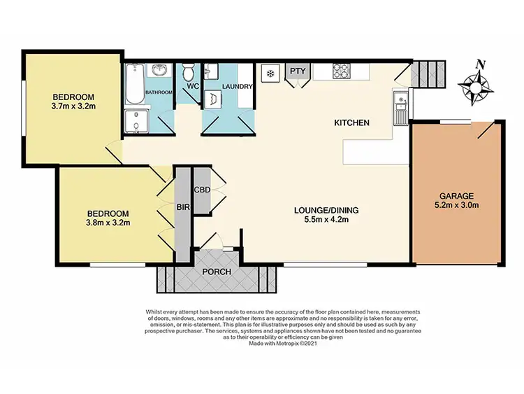 Floorplan of Homely unit listing, 1/1439 Centre Road, Clayton VIC 3168