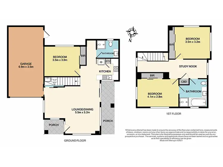 Floorplan of Homely townhouse listing, 11 Kabi Circuit, Springvale South VIC 3172