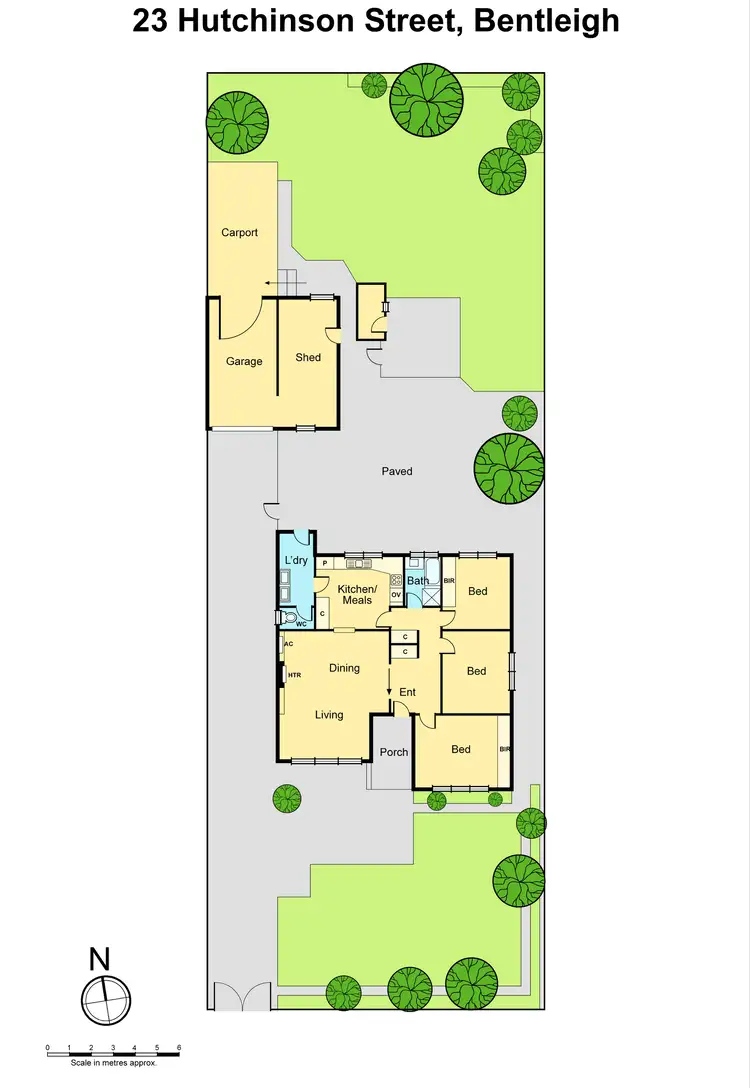 Floorplan of Homely house listing, 23 Hutchinson Street, Bentleigh VIC 3204