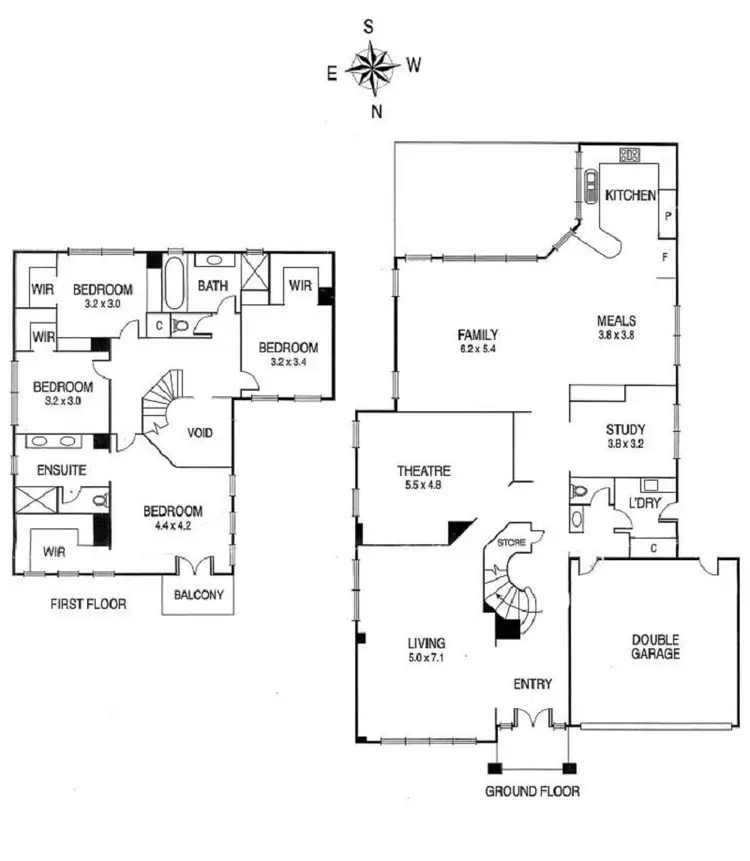 Floorplan of Homely house listing, 96 Lancaster Drive, Point Cook VIC 3030