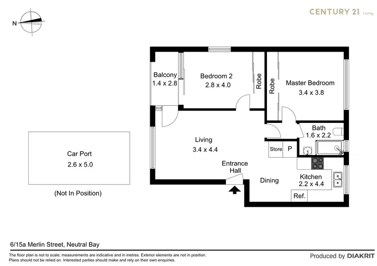 Floorplan of Homely apartment listing, 6/15a Merlin Street, Neutral Bay NSW 2089