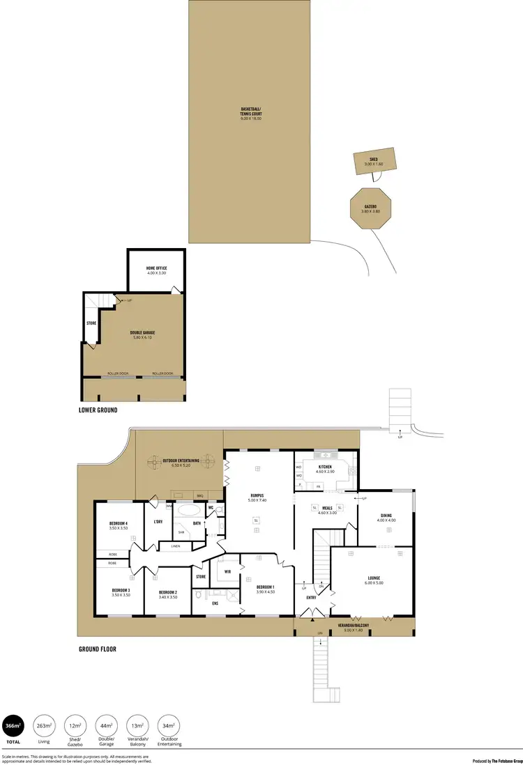 Floorplan of Homely house listing, 56 Immanuel Drive, Greenwith SA 5125