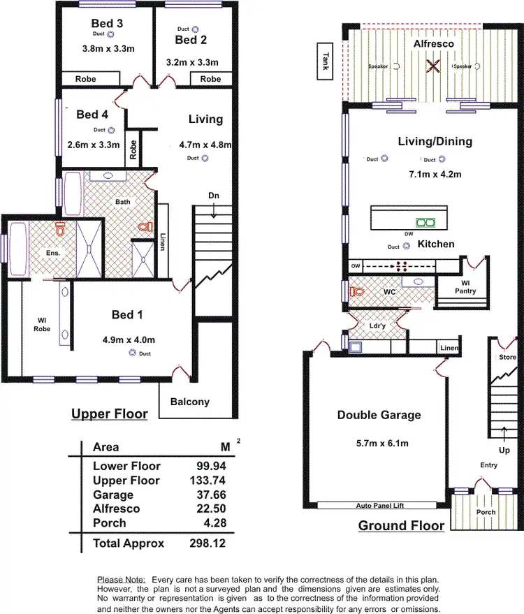 Floorplan of Homely house listing, 268A Military Road, Grange SA 5022