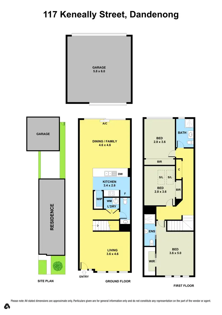 Floorplan of Homely house listing, 117 Keneally Street, Dandenong VIC 3175