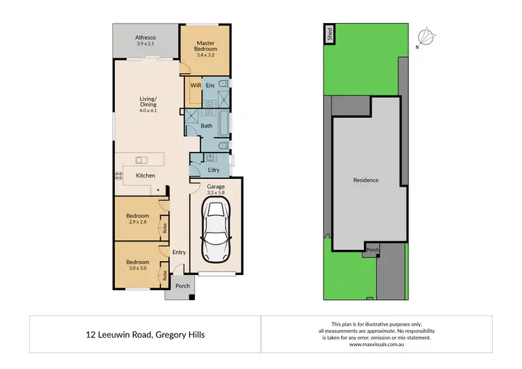 Floorplan of Homely house listing, 12 Leeuwin Road, Gregory Hills NSW 2557