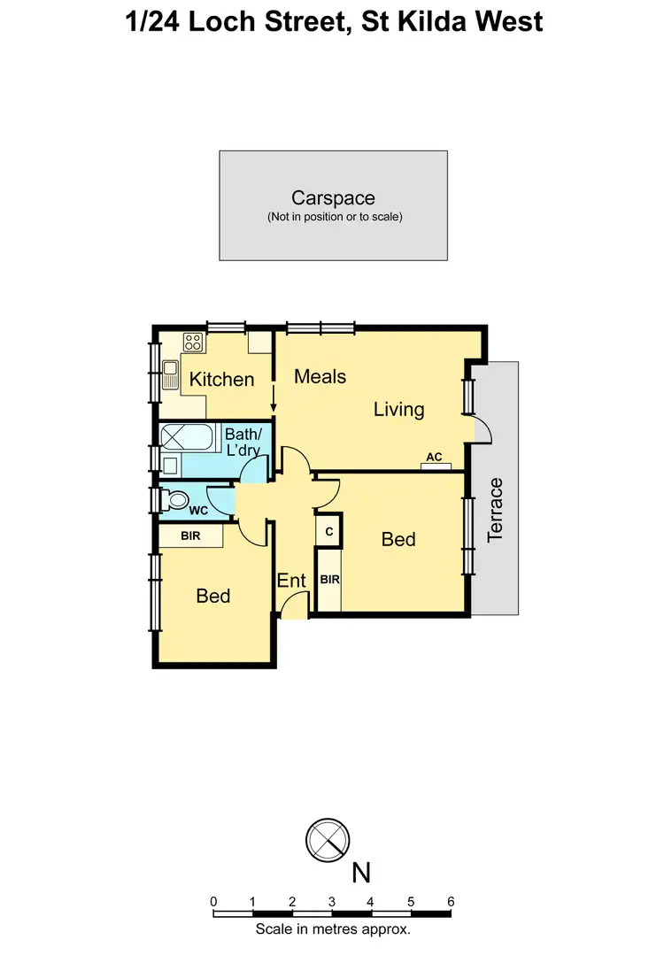 Floorplan of Homely apartment listing, 1/24 Loch Street, St Kilda West VIC 3182