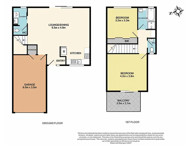 Floorplan of Homely townhouse listing, 3/13-15 Knox Street, Noble Park VIC 3174