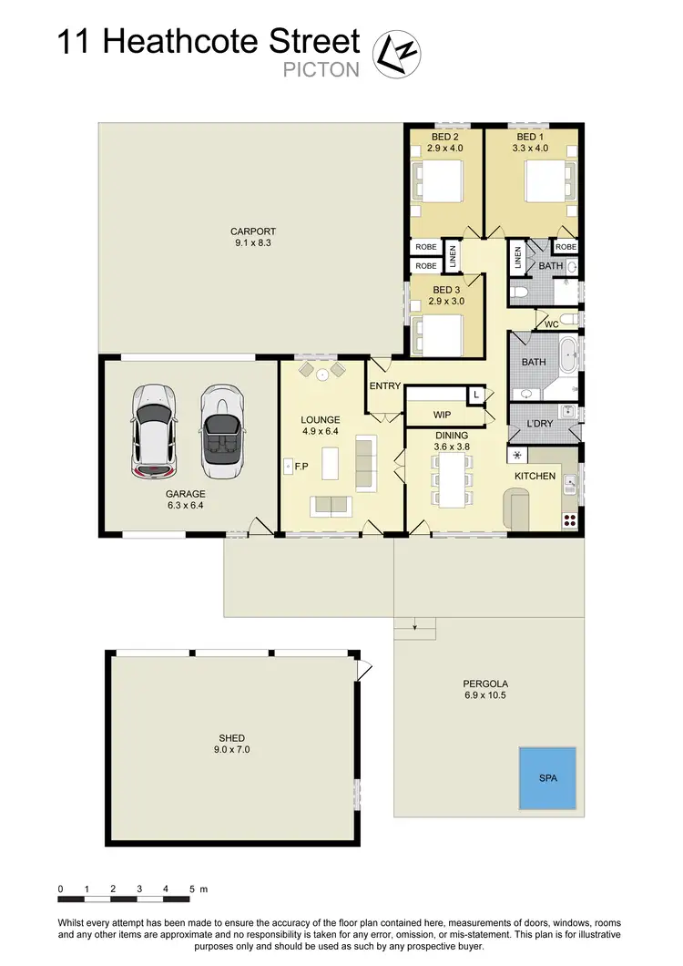 Floorplan of Homely house listing, 11 Heathcote Street, Picton NSW 2571