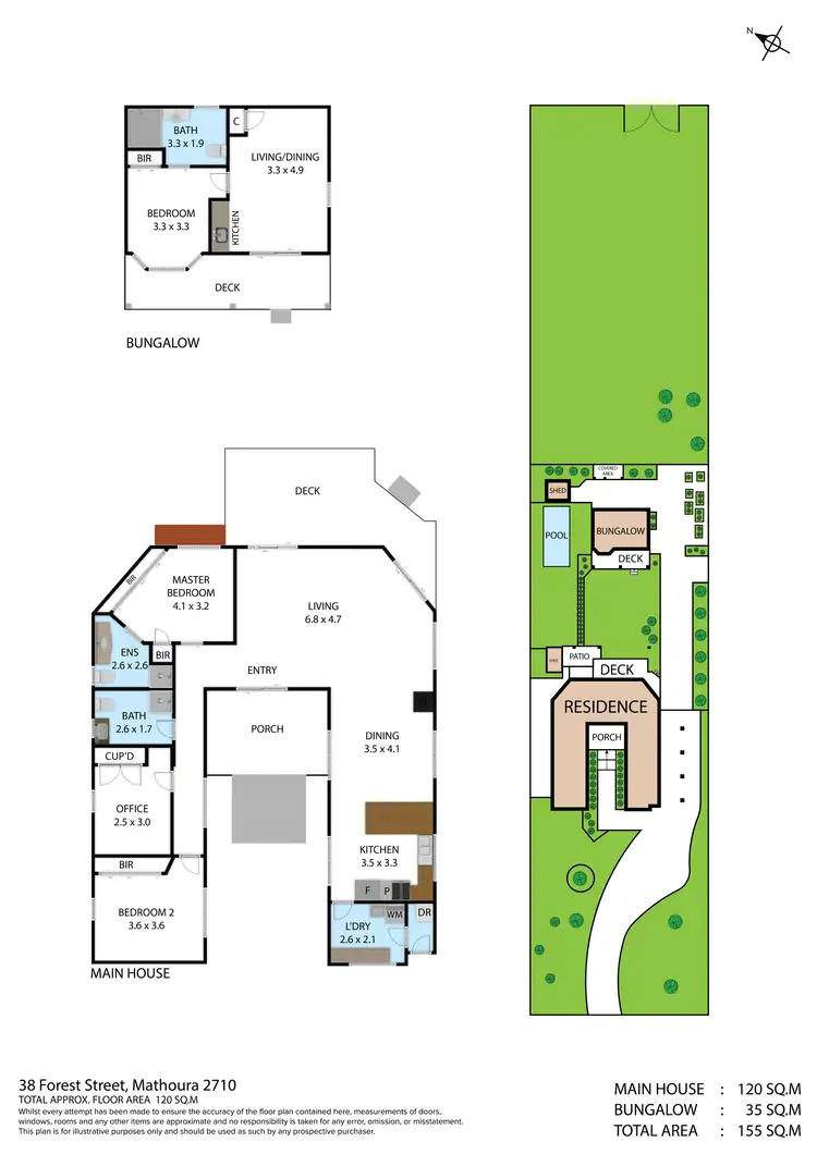 Floorplan of Homely house listing, 38 Forest Street, Mathoura NSW 2710