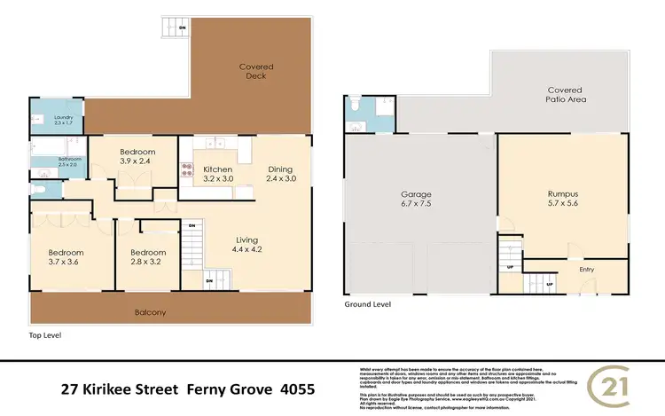 Floorplan of Homely house listing, 27 Kirikee Street, Ferny Grove QLD 4055