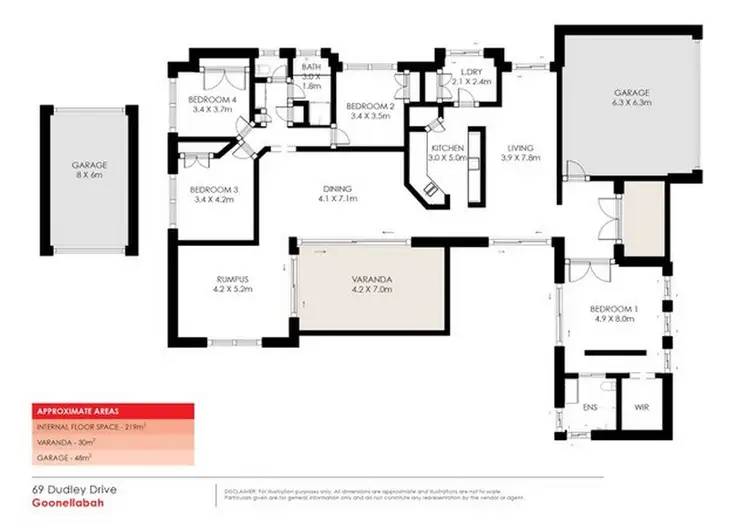 Floorplan of Homely house listing, 69 Dudley Drive, Goonellabah NSW 2480