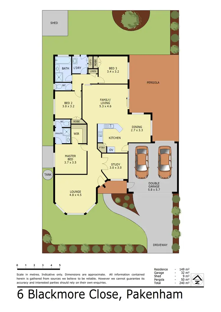 Floorplan of Homely house listing, 6 Blackmore Close, Pakenham VIC 3810