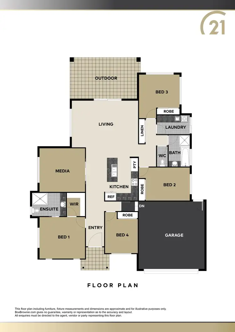 Floorplan of Homely house listing, 16 Golden Pine Way, Palmwoods QLD 4555