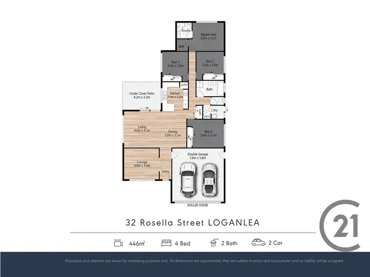 Floorplan of Homely house listing, 32 Rosella street, Loganlea QLD 4131