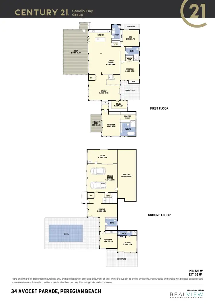 Floorplan of Homely house listing, 34 Avocet Parade, Peregian Beach QLD 4573