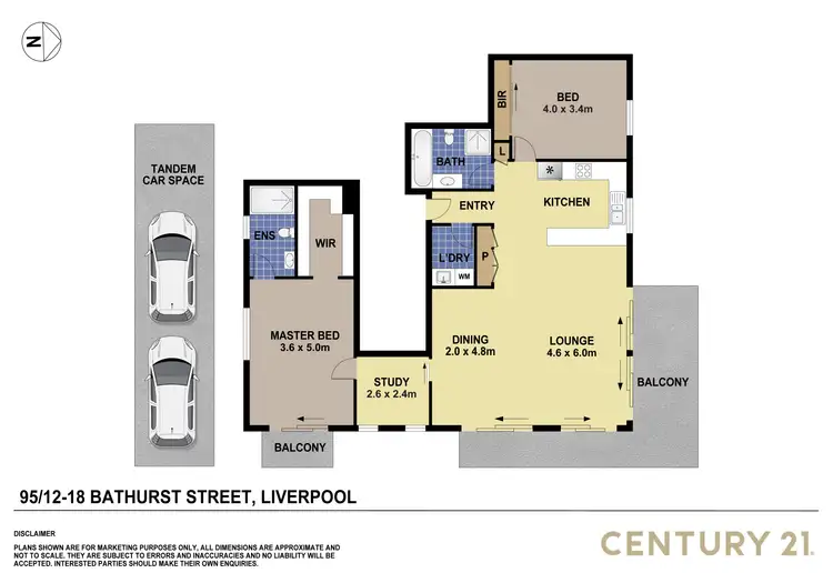 Floorplan of Homely apartment listing, 95/12-18 Bathurst Street, Liverpool NSW 2170