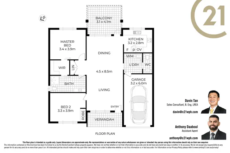 Floorplan of Homely villa listing, 8/125A New Line Road, Cherrybrook NSW 2126