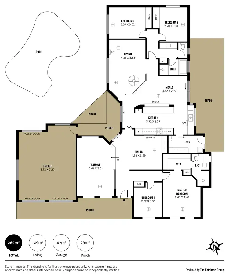 Floorplan of Homely house listing, 2 Tahiti Place, West Lakes SA 5021
