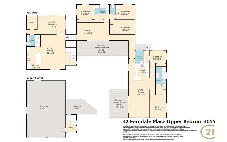 Floorplan of Homely house listing, 42 Ferndale Place, Upper Kedron QLD 4055