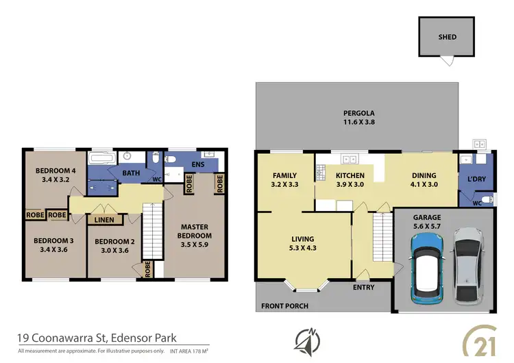 Floorplan of Homely house listing, 19 Coonawarra Street, Edensor Park NSW 2176