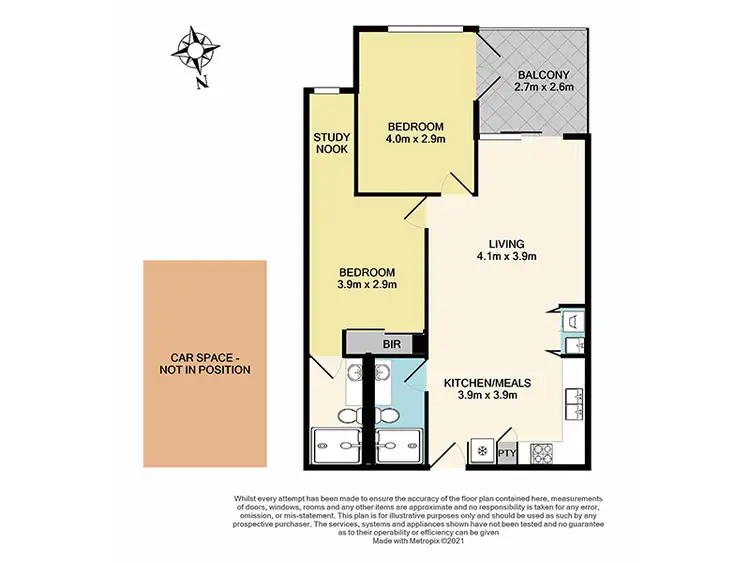 Floorplan of Homely apartment listing, 103/14 Elliott Avenue, Carnegie VIC 3163