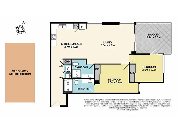 Floorplan of Homely apartment listing, 106/14 Elliott Avenue, Carnegie VIC 3163