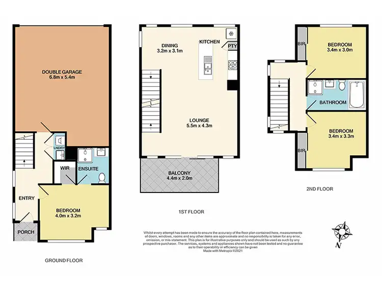 Floorplan of Homely townhouse listing, 1 Hedge Place, Pakenham VIC 3810