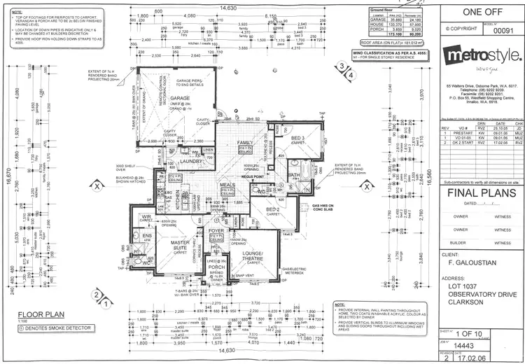 Floorplan of Homely house listing, 85 Observatory Drive, Clarkson WA 6030