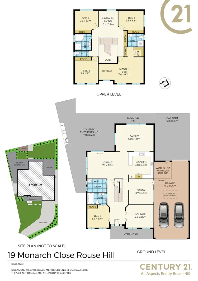 Floorplan of Homely house listing, 19 Monarch Close, Rouse Hill NSW 2155