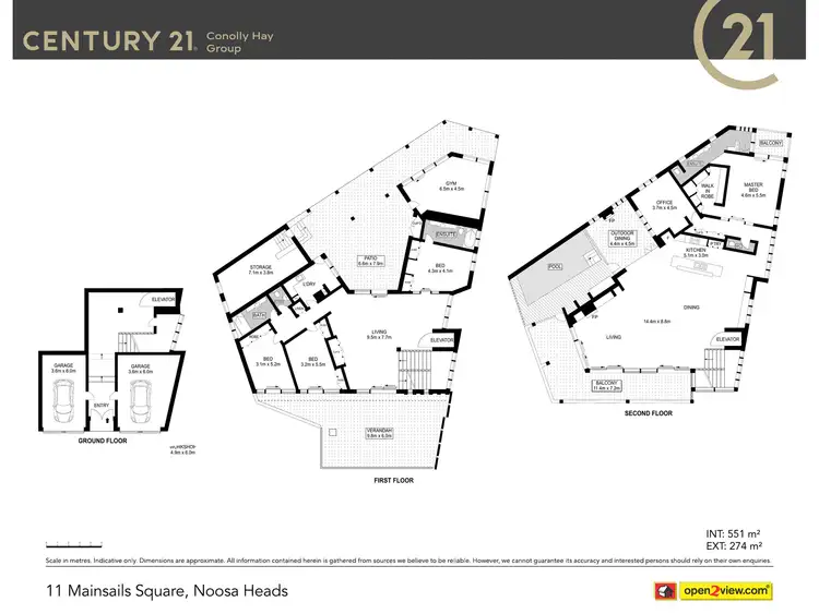 Floorplan of Homely house listing, 11 Mainsails Square, Noosa Heads QLD 4567