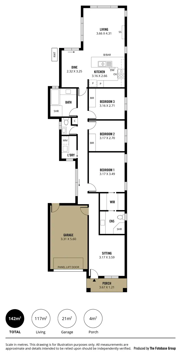 Floorplan of Homely house listing, 113B Elizabeth Road, Christie Downs SA 5164