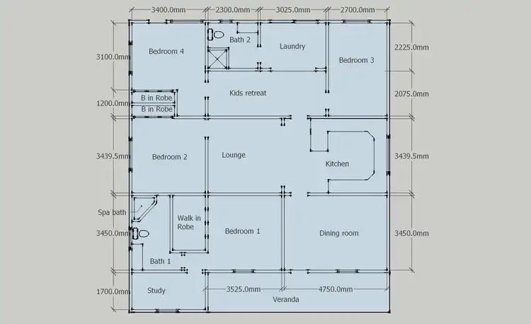 Floorplan of Homely house listing, 6 Forrest Street, Narrogin WA 6312