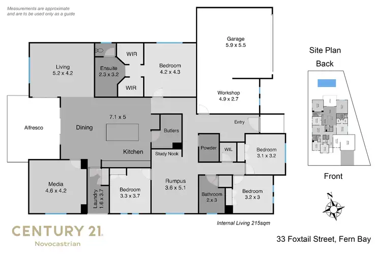 Floorplan of Homely house listing, 33 Foxtail Street, Fern Bay NSW 2295