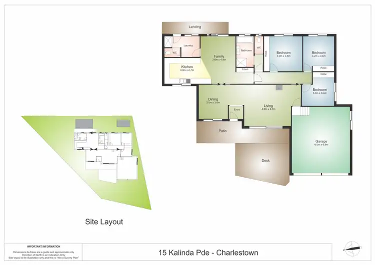 Floorplan of Homely house listing, 15 Kalinda Parade, Charlestown NSW 2290