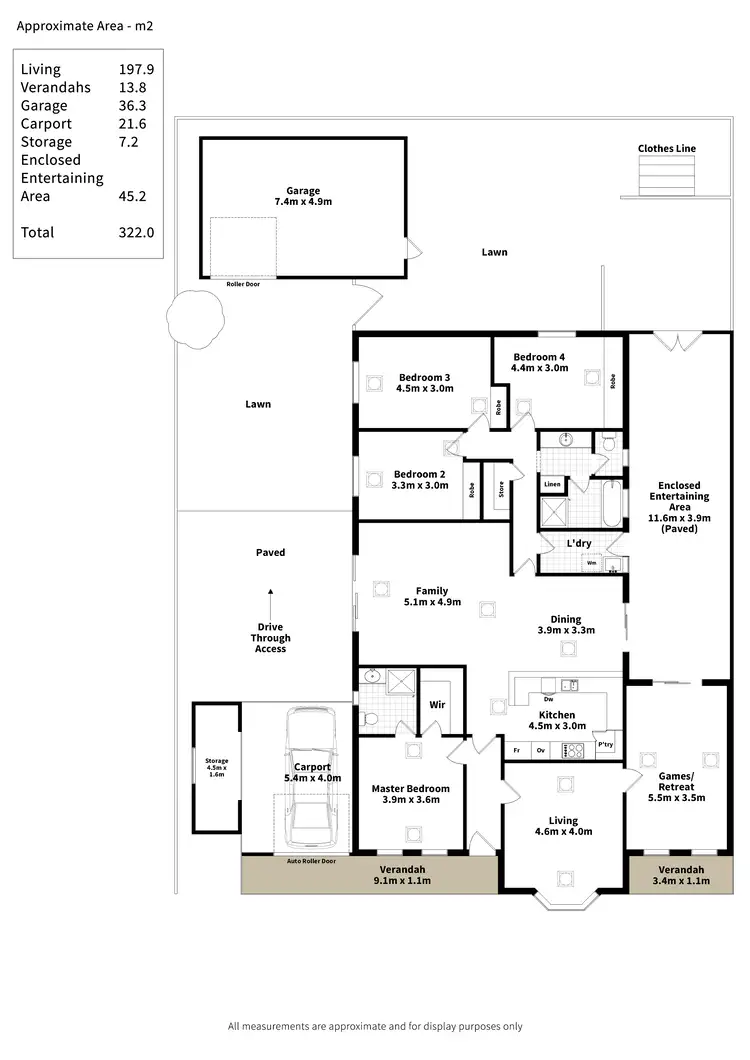 Floorplan of Homely house listing, 1 Chiton Avenue, Seaford Rise SA 5169