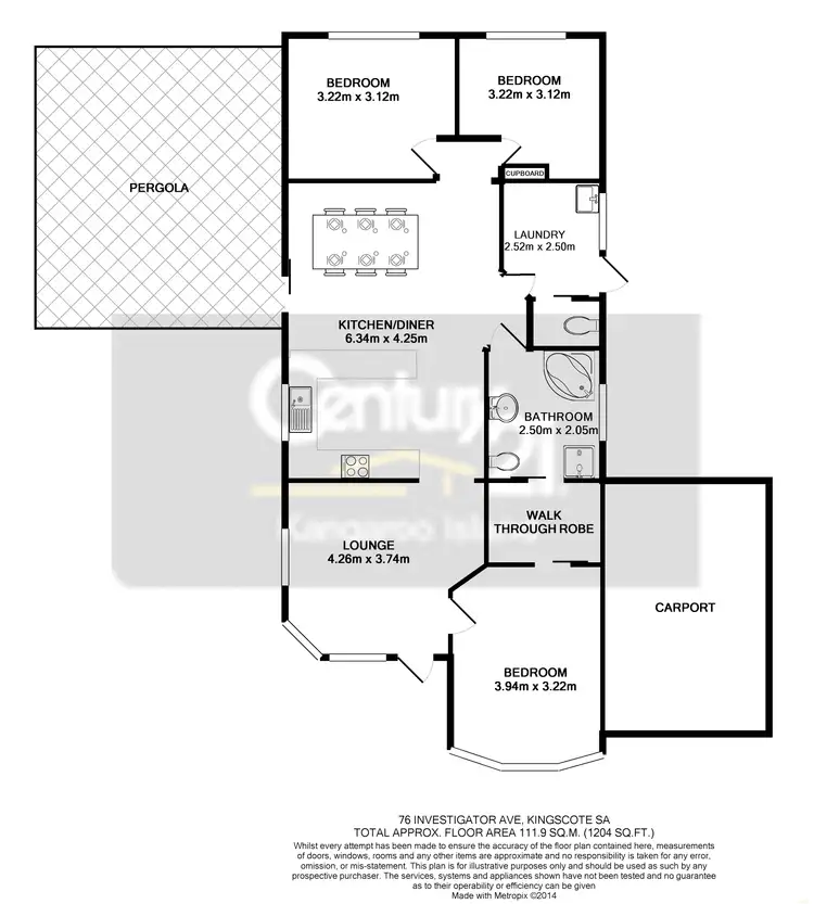 Floorplan of Homely house listing, 76 Investigator Avenue, Kingscote SA 5223