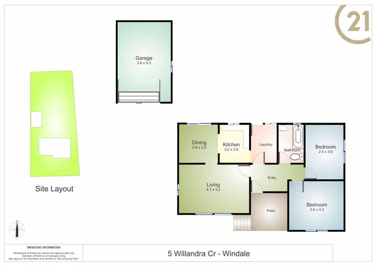 Floorplan of Homely house listing, 5 Willandra Crescent, Windale NSW 2306