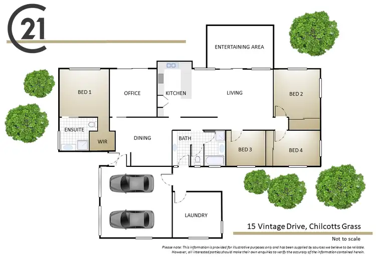 Floorplan of Homely house listing, 15 Vintage Drive, Chilcotts Grass NSW 2480